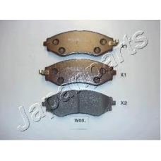 PA-W05AF JAPANPARTS Комплект тормозных колодок, дисковый тормоз