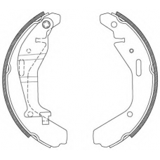 BSA2112.00 OPEN PARTS Комплект тормозных колодок