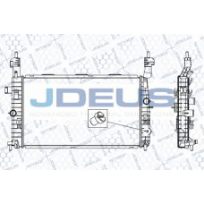 RA0201020 JDEUS Радиатор, охлаждение двигателя