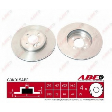 C3K015ABE ABE Тормозной диск