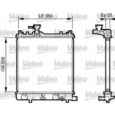 734917 VALEO Радиатор, охлаждение двигателя