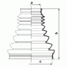 QJB1056 QUINTON HAZELL Комплект пылника, приводной вал