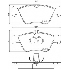 8DB 355 007-831 HELLA Комплект тормозных колодок, дисковый тормоз