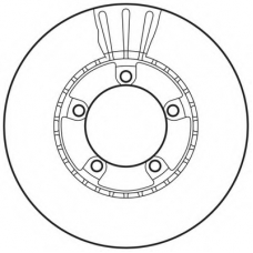 562747BC BENDIX Тормозной диск