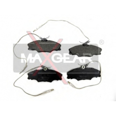 19-0551 MAXGEAR Комплект тормозных колодок, дисковый тормоз