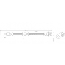 3507 REMKAFLEX Тормозной шланг
