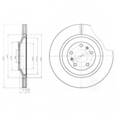 BG4292C DELPHI Тормозной диск