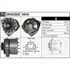 DRA0320 DELCO REMY Генератор