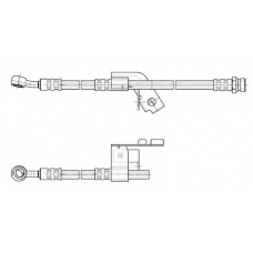 512630 KAWE Тормозной шланг