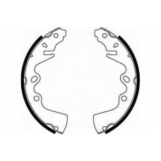 GS8086 TRW Комплект тормозных колодок