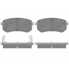 SP 658 SCT Комплект тормозных колодок, дисковый тормоз