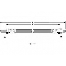 PHC249 TRW Тормозной шланг