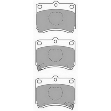 FBP-0305 FREMAX Комплект тормозных колодок, дисковый тормоз