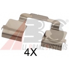 1733Q ABS Комплектующие, колодки дискового тормоза