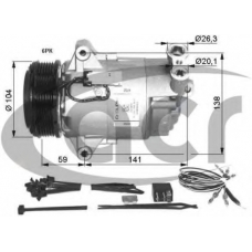 133150 ACR Компрессор, кондиционер