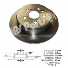 IBP-1205 IPS Parts Тормозной диск