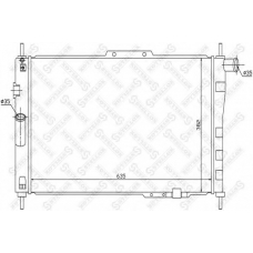 10-25326-SX STELLOX Радиатор, охлаждение двигателя