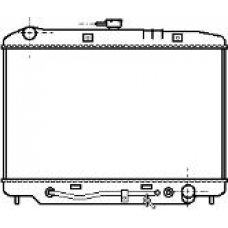 37002180 VAN WEZEL Радиатор, охлаждение двигателя