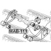 MAB-111 FEBEST Опора, дифференциал