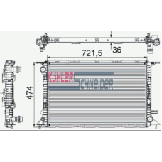 5000031 KUHLER SCHNEIDER Радиатор, охлаждение двигател