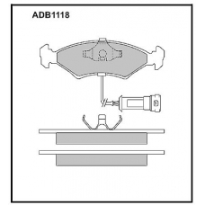 ADB1118 Allied Nippon Тормозные колодки