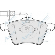 PAD1323 APEC Комплект тормозных колодок, дисковый тормоз
