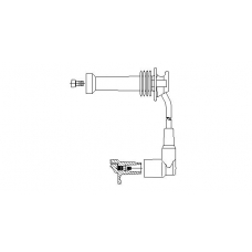 8A17/38 BREMI Провод зажигания