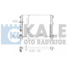 205700 KALE OTO RADYATOR Радиатор, охлаждение двигателя