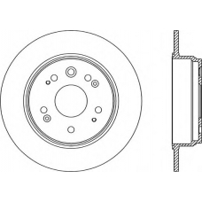 BDR2171.10 OPEN PARTS Тормозной диск