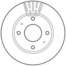 562806JC JURID Тормозной диск