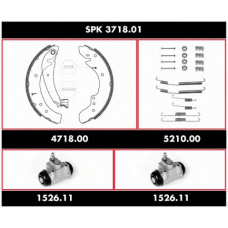 SPK 3718.01 REMSA Комплект тормозов, барабанный тормозной механизм
