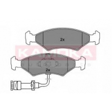 101424 KAMOKA Комплект тормозных колодок, дисковый тормоз