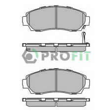 5000-2010 C PROFIT Комплект тормозных колодок, дисковый тормоз