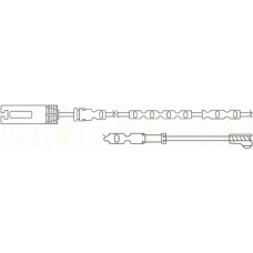 8115 11046 TRISCAN Сигнализатор, износ тормозных колодок