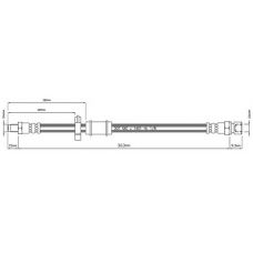 VBH853 MOTAQUIP Тормозной шланг