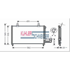 5220601 KUHLER SCHNEIDER Конденсатор, кондиционер