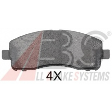 37770 OE ABS Комплект тормозных колодок, дисковый тормоз
