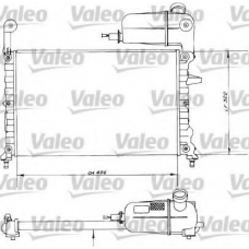 816713 VALEO Радиатор, охлаждение двигателя