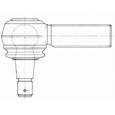 19888 01 LEMFORDER Наконечник поперечной рулевой тяги; угловой шарнир
