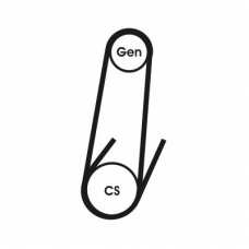 4PK611 ELAST CONTITECH Поликлиновой ремень