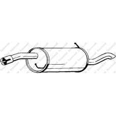 154-429 BOSAL Глушитель выхлопных газов конечный