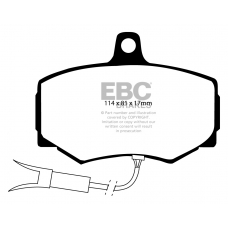 DP756/2 EBC Brakes Колодки тормозные