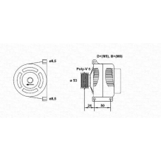 063377002010 MAGNETI MARELLI Генератор