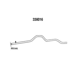 394333801600 MAGNETI MARELLI Выпускной трубопровод