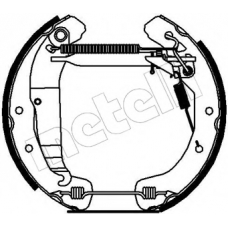 51-0176 METELLI Комплект тормозных колодок