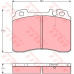 GDB962 TRW Комплект тормозных колодок, дисковый тормоз