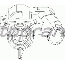 102 413 TOPRAN Замок вала рулевого колеса