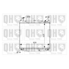 QER2529 QUINTON HAZELL Радиатор, охлаждение двигателя