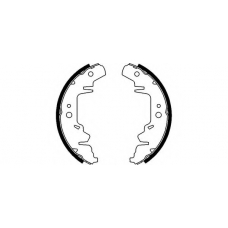 8DB 355 001-711 HELLA Комплект тормозных колодок