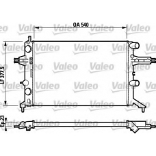 732723 VALEO Радиатор, охлаждение двигателя